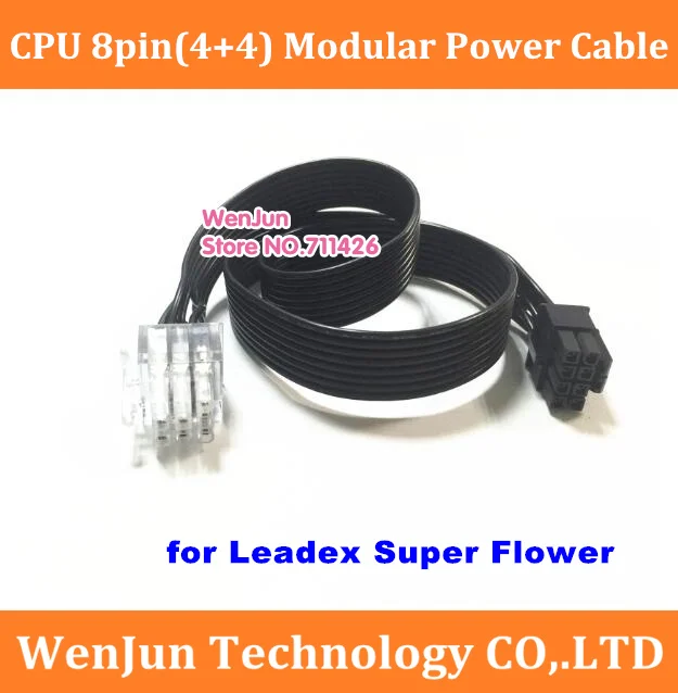 SUPER flower 9 pin to CPU 8pin(4+4) Modular Power Supply Adapter Cable for 9pin LEADEX Series