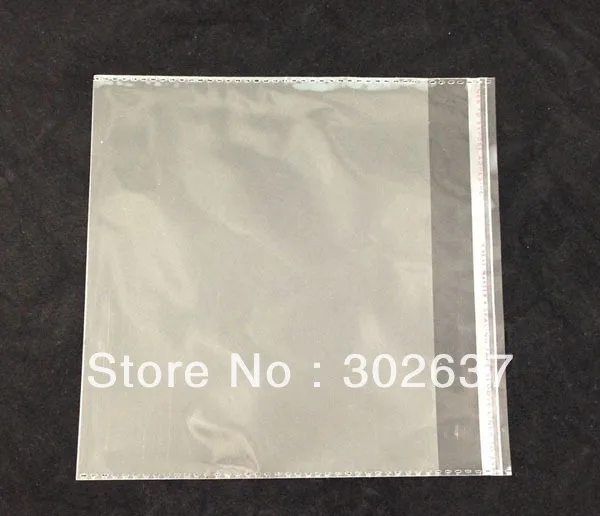 FREE SHIPPING 100PCS Clear Self Adhesive Seal Plastic Bags 18cm