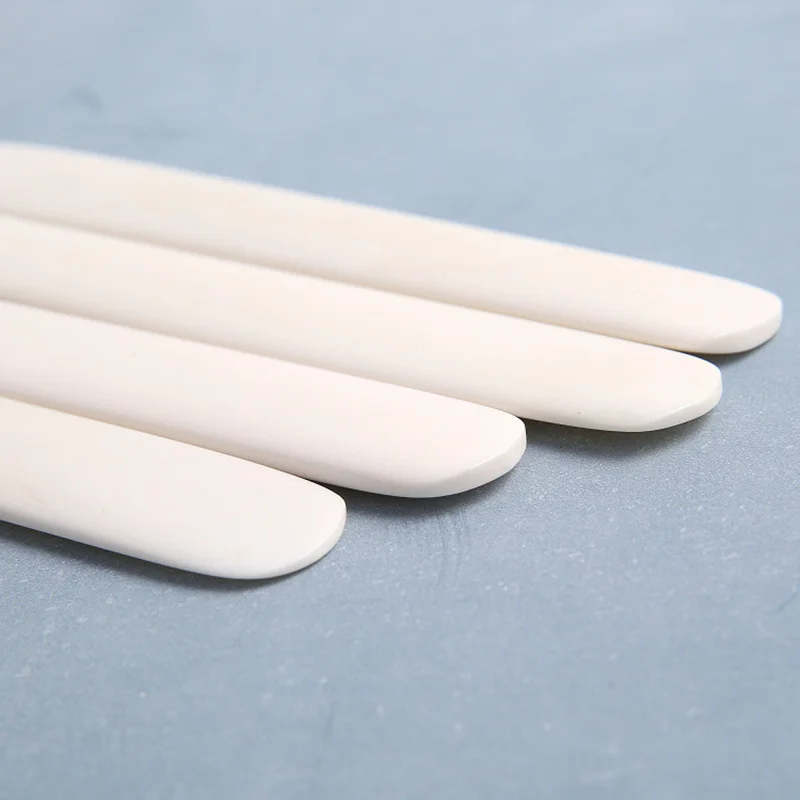 6inch/15cm Natural Bone Folder Durable White Trimmer for Scoring Folding Paper Leather DIY Craft Crease Tool 15cm*2cm