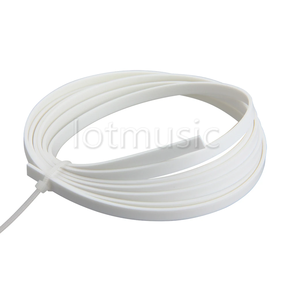 1pcs White ABS Guitar Binding Purfling Luther Supply 1650mmX4mmX1.5mm