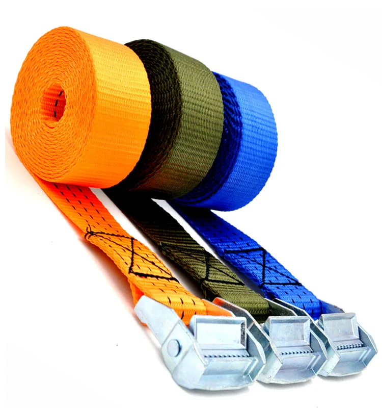 Width 38/50mm x Length 1~12M. Snap fastener Polyester bundling belt,Simple cargo belt tightening,packing strap