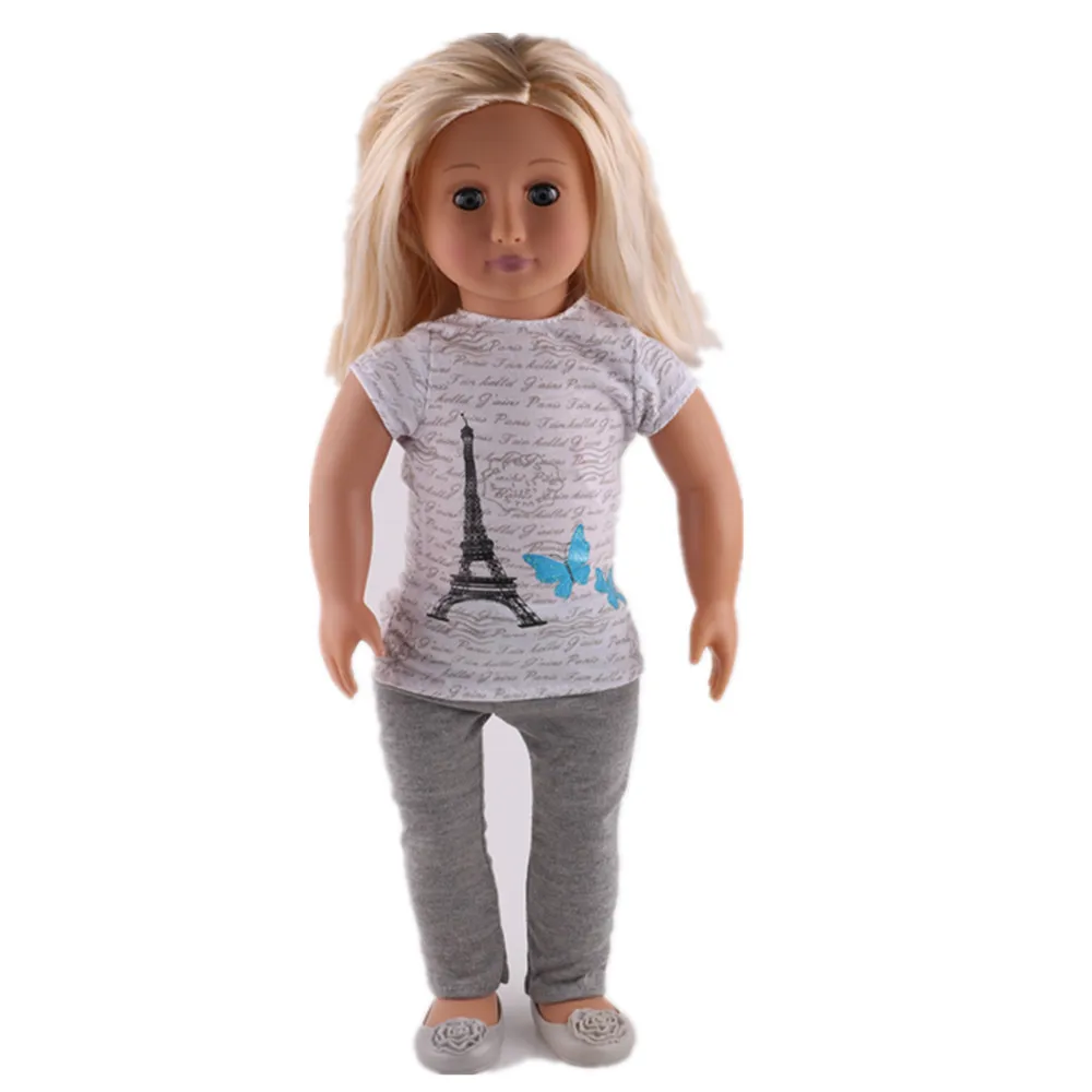 

Doll Clothes suit Wear fit 18 inch doll clothes acessories Children best Birthday Gift