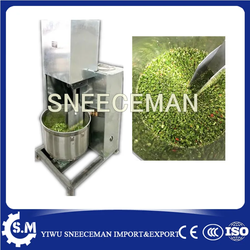 

Stainless steel chili sauce making machine electric onion chopper vegetable cutting machine