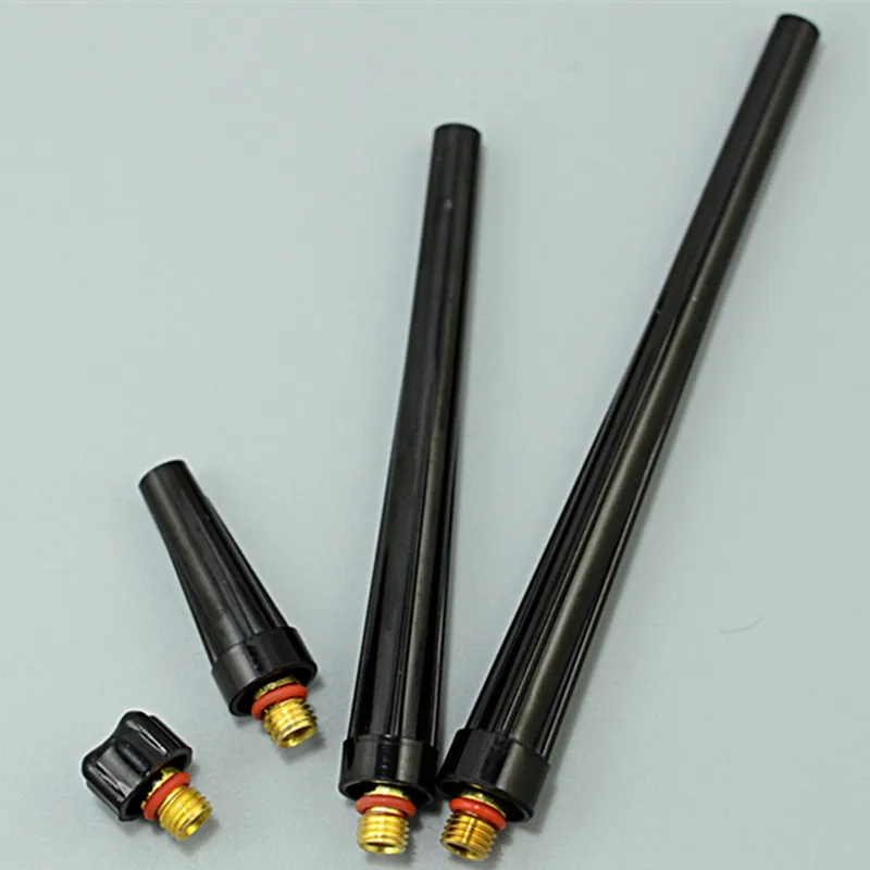 4PCS ขนาดกลางสั้นยาวฝาหลัง TIG ชุด 41V33 41V35 41V24 41V24L Fit TIG Torch WP SR DTA DB 9 20 25