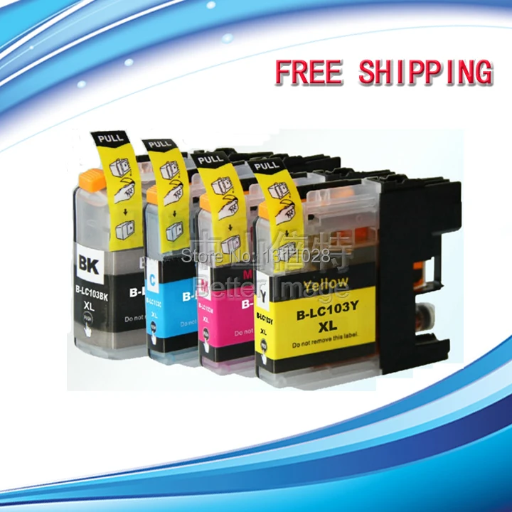 INK WAY Value pack,2 sets + 2 extra BK compatible ink cartridge LC103