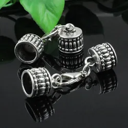 10sets/lot Fashion Zinc Alloy Cord End Caps Fit 8mm Cord Caps for Necklace Bracelet Connectors Clasp,DIY Accessories K04736