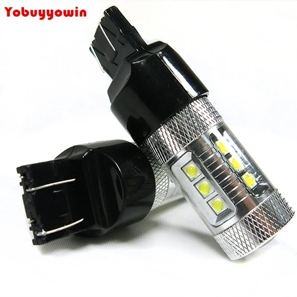 2pcs Car/Truck/Vehicle T20(7440) CREE Chips LED Projector bulb Reverse Backup SMD LED Light White - 7440/W21W/21W/W3X16D/ECE/T