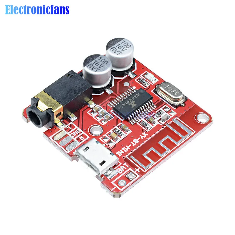 VHM-314 Mini MP3 Bluetooth 4.1 5.0 Lossless Decoder Stereo Board Car Speaker Amplifier Micro Usb Circuit Board Module 3.7V 5V