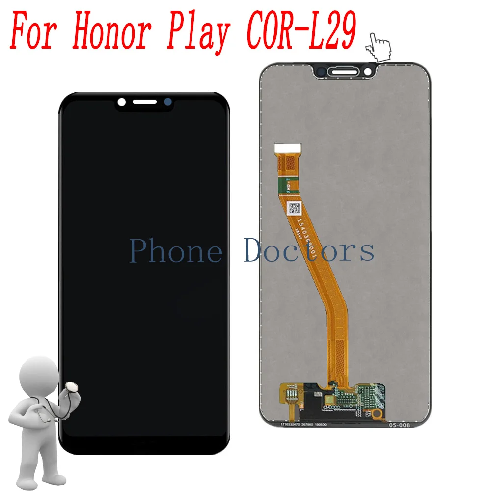 6.3 inch Full LCD DIsplay+Touch Screen Digitizer Assembly For Huawei Honor Play COR-L29 ; New ;100% Tested