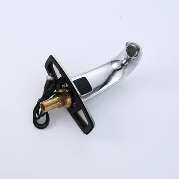 Automatické bezdotykové senzorové baterie do koupelny s teplou a studenou vodou, úsporné, indukční, elektrické, baterie na baterie HZY-12 10 nejlepší prodej automatické senzorové baterie - №4