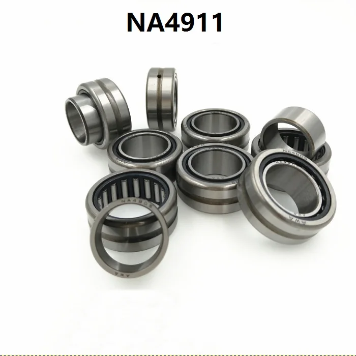 

10pcs NA4911 Heavy duty Needle roller Bearing 55x80x25 mm with inner ring 55*80*25mm high quality