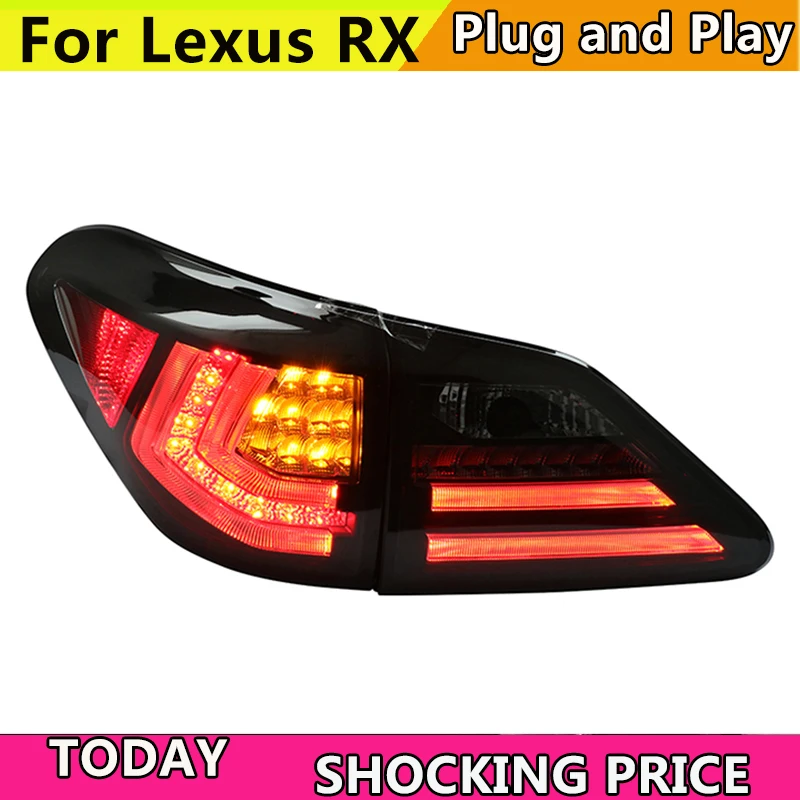 

doxa Car Style Tail lamp for LEXUS RX350 RX330 RX270 RX450h LED Tail light Fit 2009-2015 with Sequential Indicator turn light