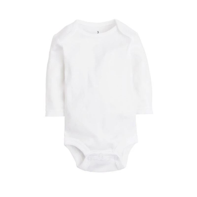 5 PCS/LOT Newborn Baby Clothing 2023 Summer Body Baby Bodysuits 100% Cotton White Kids Jumpsuits Baby Boy Girl Clothes 0-24M