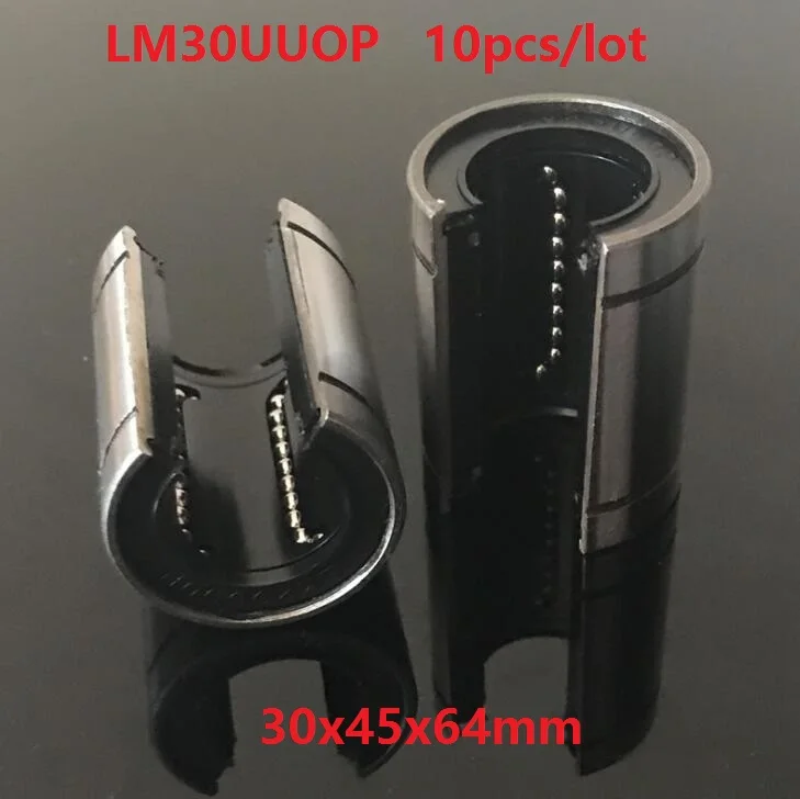 

10pcs/lot LM30UUOP Open Type linear ball bearings linear motion bushing bearings CNC parts Linear Guide 30x45x64mm