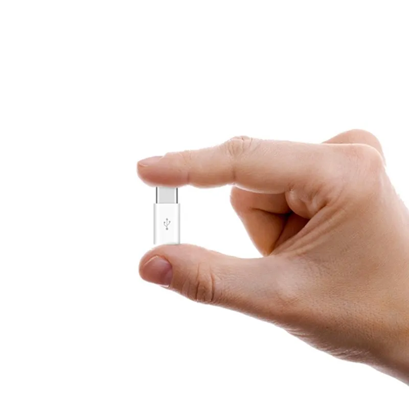 4Pcs Mini USB 3.1 Type C Male to Micro USB Female Adapter Converter Connector Charging Data Sync Transfer for Xiaomi for Huawei