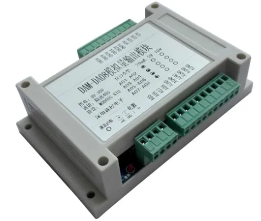 8 Way Analog Output Module RS485 Turn 0-10V4-20MA0-5V Control Signal Generator MODBUS