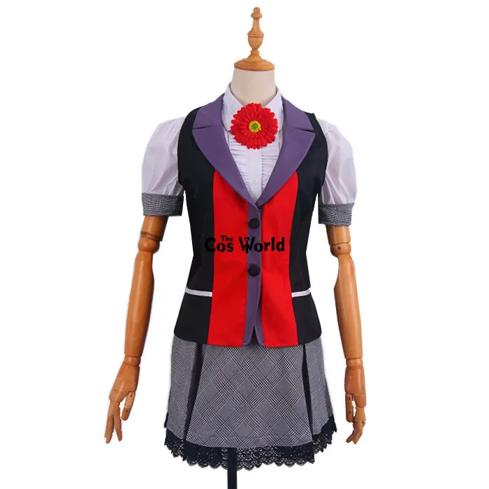 Comics Kakegurui Compulsive Gambler Yumemite Yumemi School Uniform Dress Coat Shirt Skirt Outfit Anime Cosplay Costumes image 5