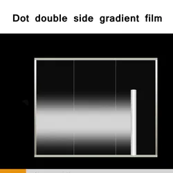 HOHOFILM 1.52x20m White Dot Gradient Window Film Glass sticker Office Home Decorative Vinyl Opaque Privacy wholesale 65.6ft