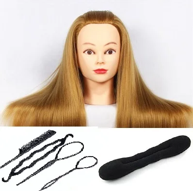 

CAMMITEVER 20 inch Hair Styling Mannequin Head Hairstyles Long Hair Natural Mannequin Head For Practice