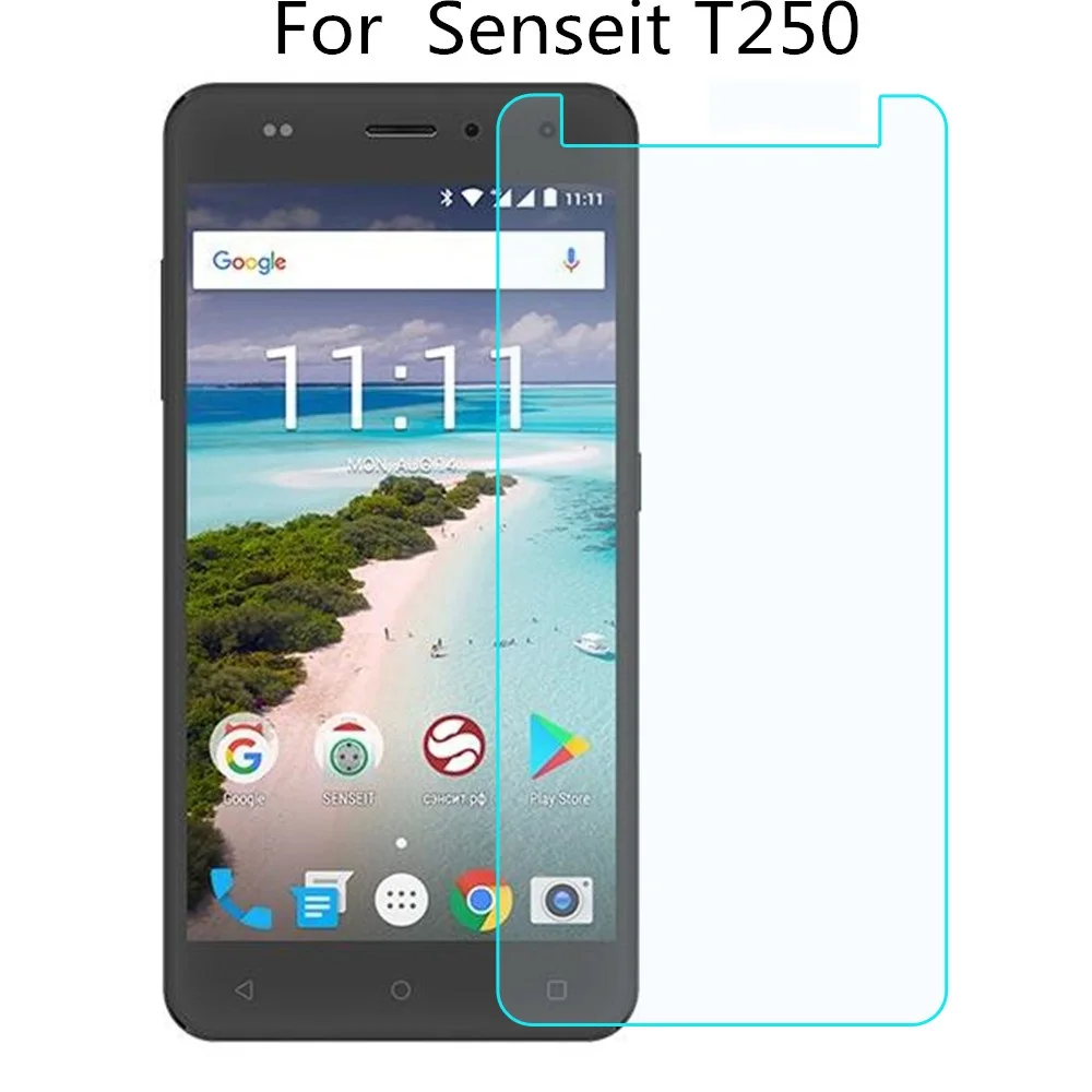 Tempered Glass for Senseit T250 Screen Protector 9H 2.5D Phone Protective Film for Senseit E400 Tempered Glass