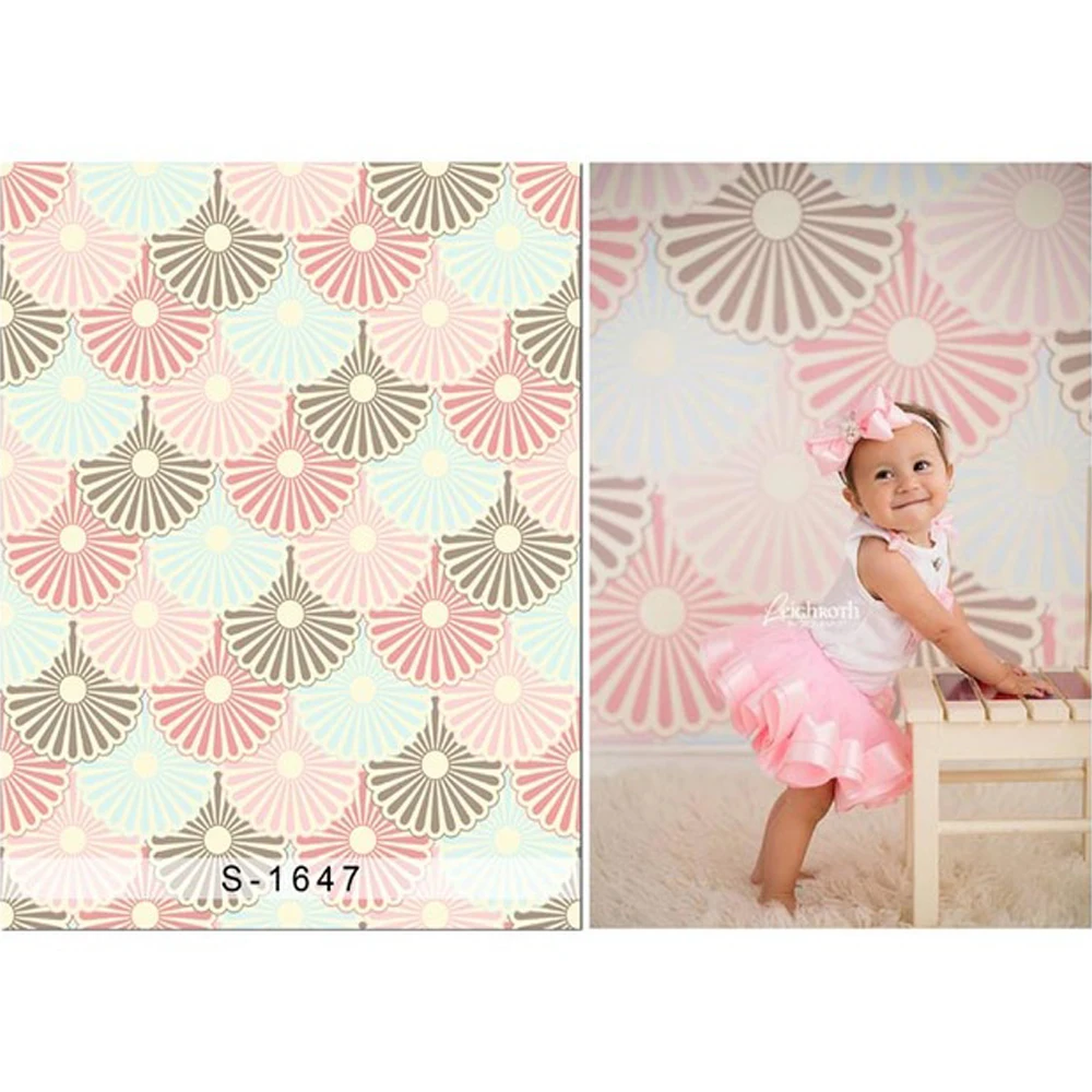

Digital Printing Paper Flowers Backdrop for Baby Shower Newborn Photoshoot Props Princess Girl Birthday Party Themed Background