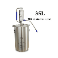 35L Mini Distilling Machine Moonshine Homebrew Distiller Brewing Alcohol Mashine Distiller