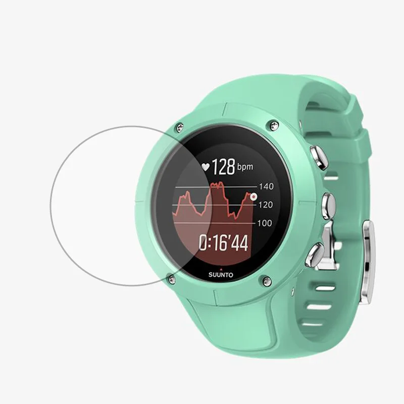 Película protetora de vidro temperado, proteção transparente para suunto spartan trainer pulso hr sport watch, capa protetora de tela