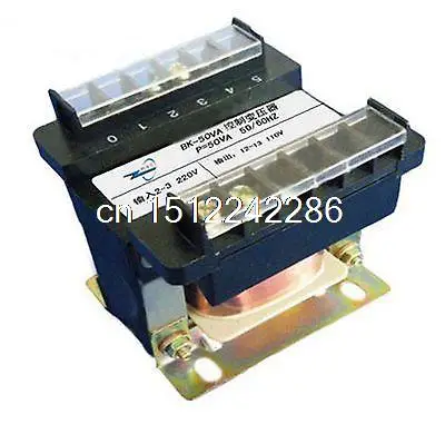 

(1)Input AC 220V Output AC 110V Single Phase Volt Control Transformer 50VA Power