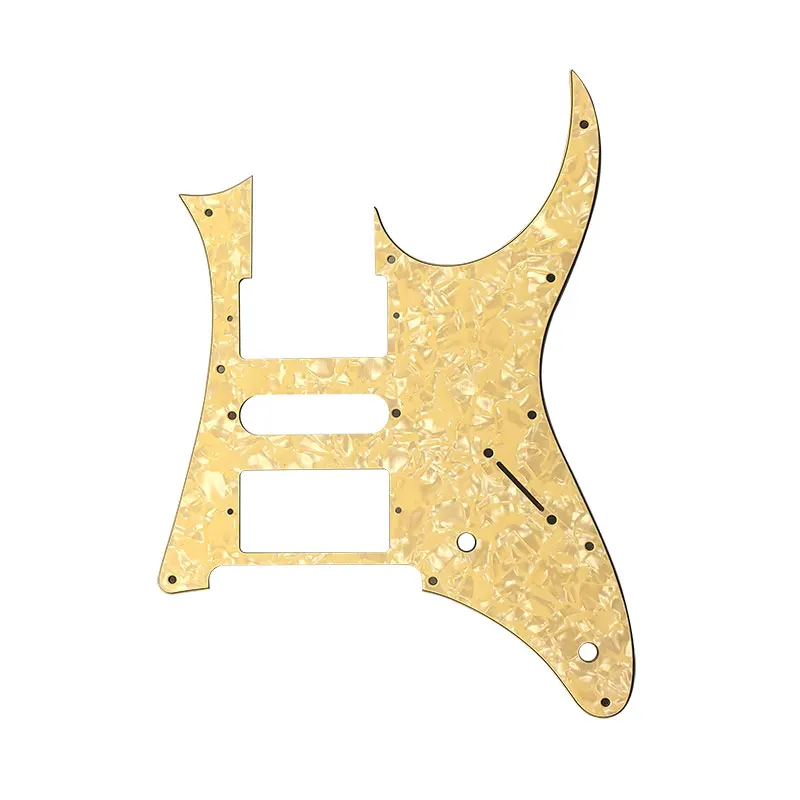 Pleroo özel elektro gitar parçaları için MIJ Ibanez RG 350 DXZ gitar Pickguard HSH Humbucker Pickup Scratch plaka