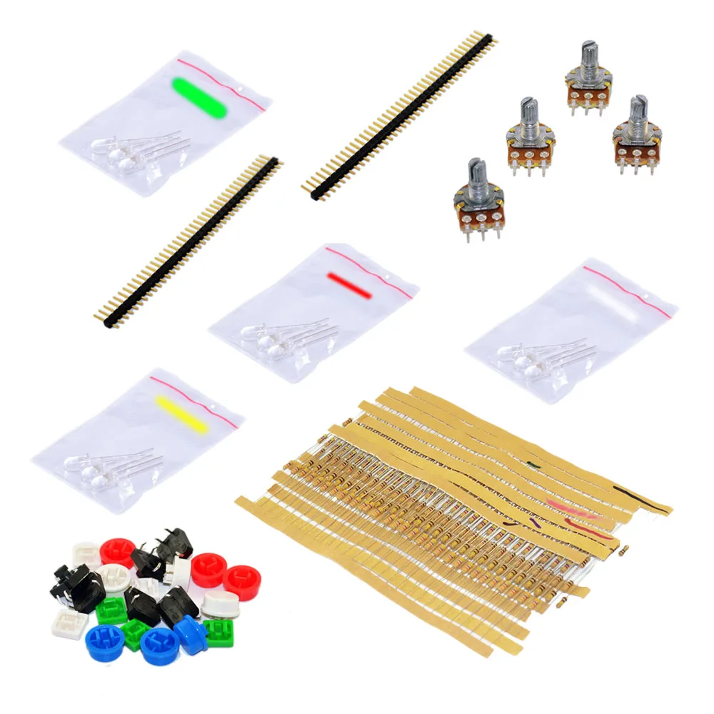 GM Parts Package / Component Package Kit A1 for Arduino project with Resistor+Botton+Adjustable Potentiometer image 5