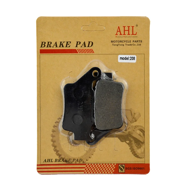 AHL Motorcycle Brake Pads Rear Disks For FE 450 E/ FE 550 E/ FE 650 E Motorbike Parts FA208 2006-2008