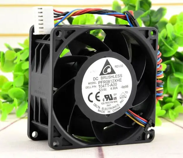 

8038 12V 4.9A PFR0812XHE large air volume PWM speed control server fan