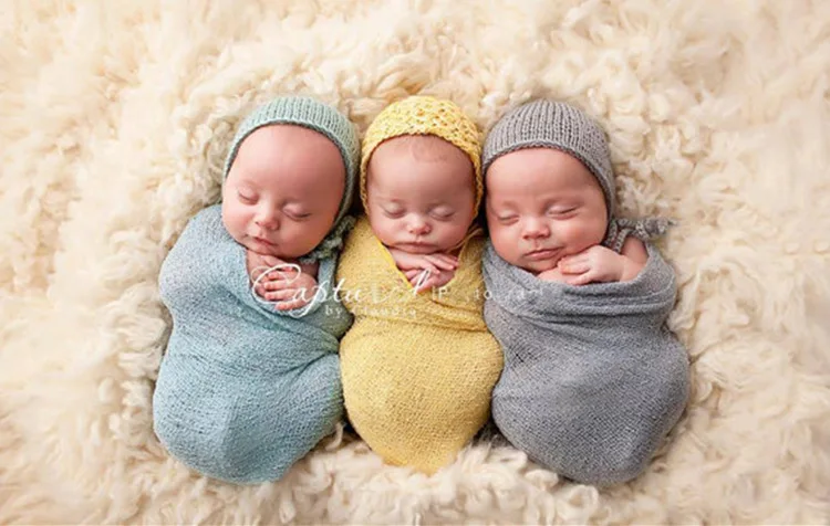 

Newborn baby photography props Infant Photo Wrap Cloth cotton stretch yarn wrapped props100pcs/lot free ship by express