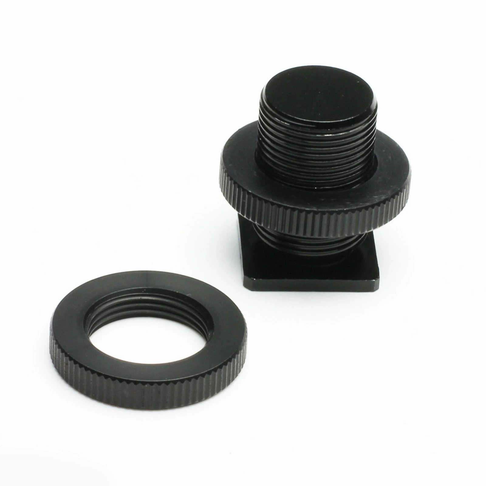 Tornillo de montaje de Zapata en frío para cámara de micrófono fr XLR, soporte de varilla de micrófono de fibra de carbono, adaptador de soporte de choque de suspensión, 1/4 "y 5/8"