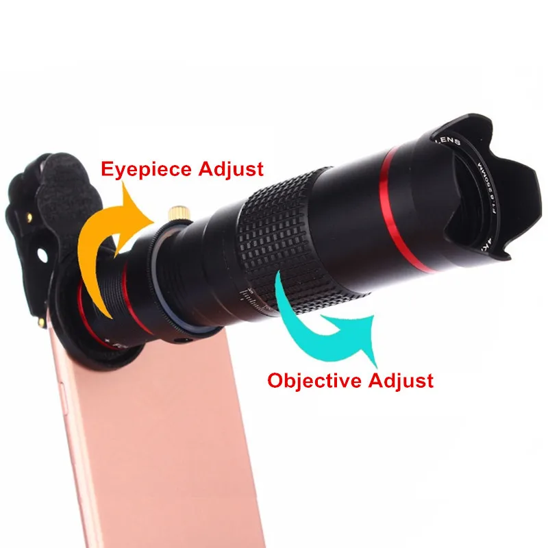 HD 4K 22x Telephoto Phone Lens Mobile Telescope Camera Lenses For iPhone Smartphone Zoom para celular Cellphone Lentes Kit