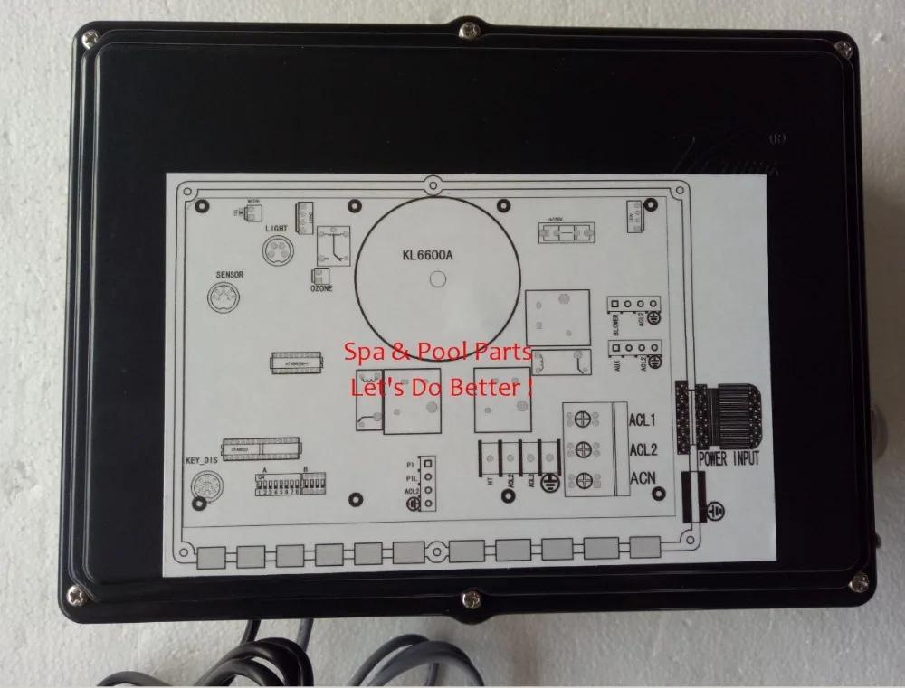 Ethinkホット浴槽スパ浴槽セットコントローラKL6600Aコントロールボックス+コントロールパネルを置き換えることができKL6500