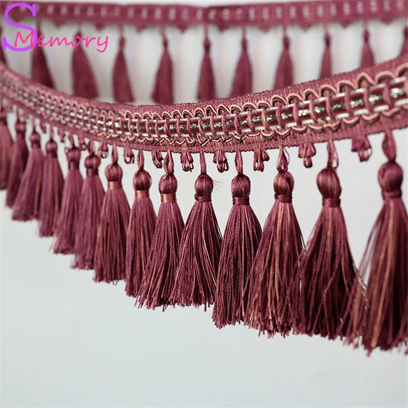 12M  Europe Curtain Tassel Lace beads hanging spike Hanging Ball Tie Back Straps Holders Accessories Home Decoration