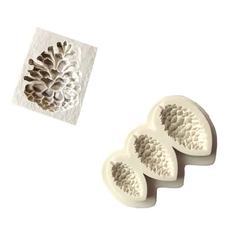 1 Piece Pine cones Shape Sugarcraft Silicone mold fondant mold cake decorating tools chocolate pinecone