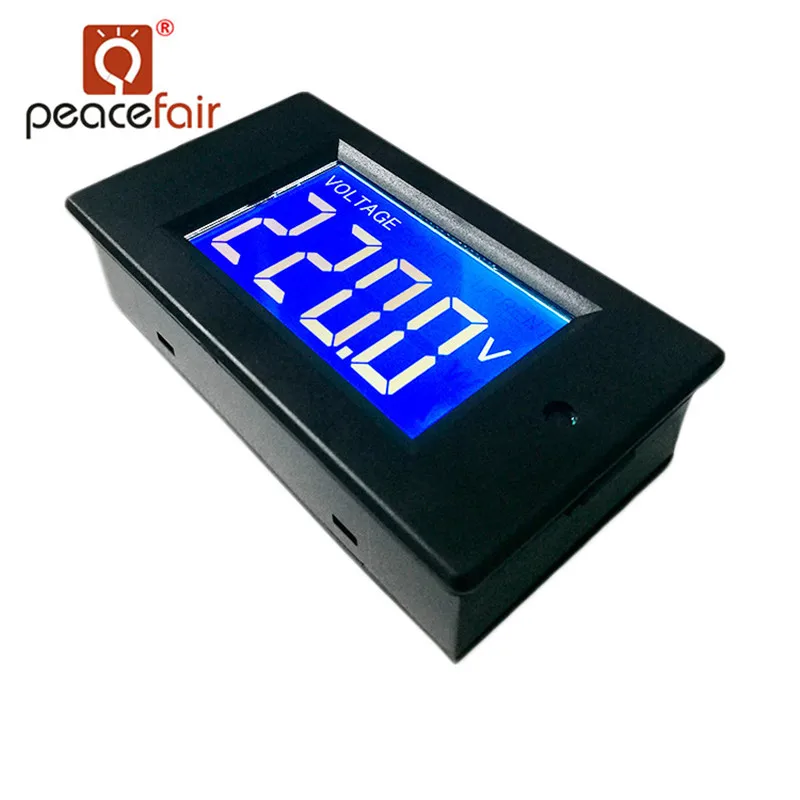 2024 NEW  AC Digital Ammeter Single Phase 80-260V 5A 4in1 Voltage Current Watt Meter For Small Watt LED LampTest