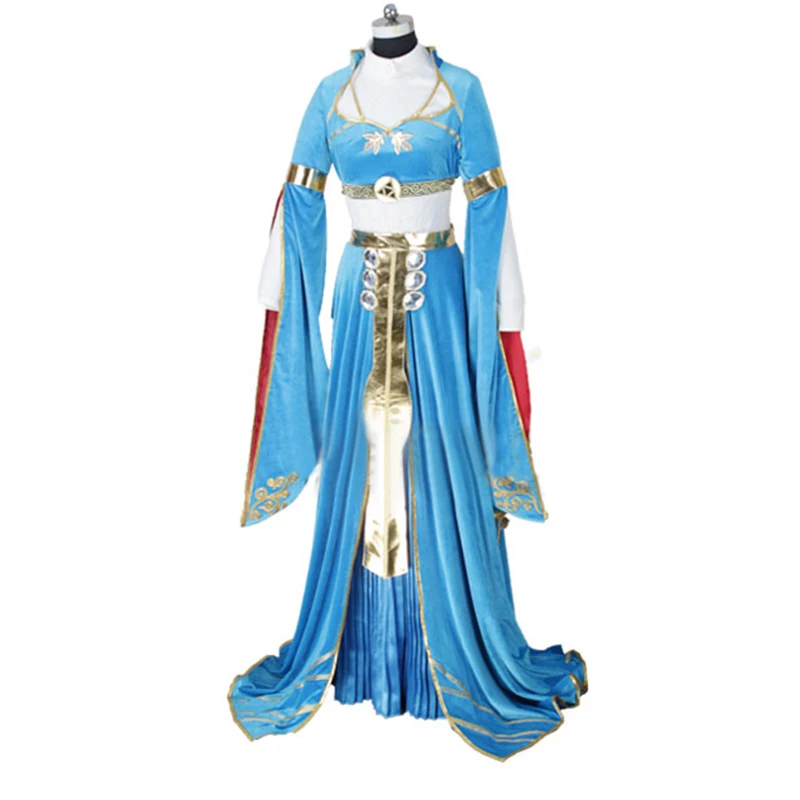 Breath of the Wild Princess cosplay costume with gloves 11