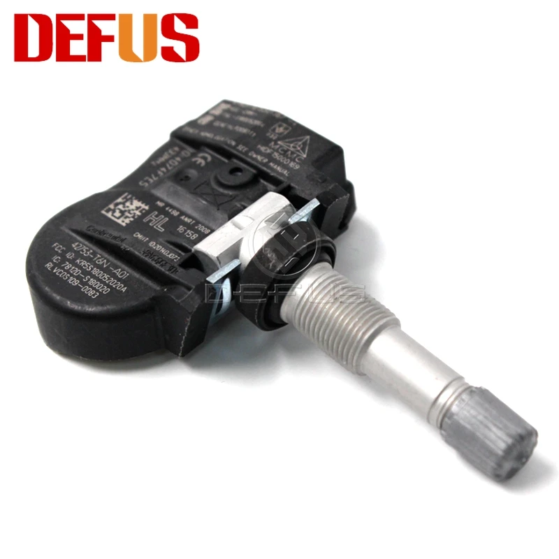 DEFUS 4pcs 42753-T6N-A01 TPMS Tire Pressure Sensor Fits For Honda Odyssey 42753T6NA01 42753-T6N-TBD 433mhz 2018-2023 NEW