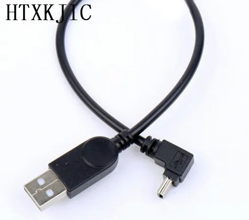 USB 2.0 A Male Plug to 90 Degree angled Up Mini USB 5Pin Adapter Converter Data Short Cable