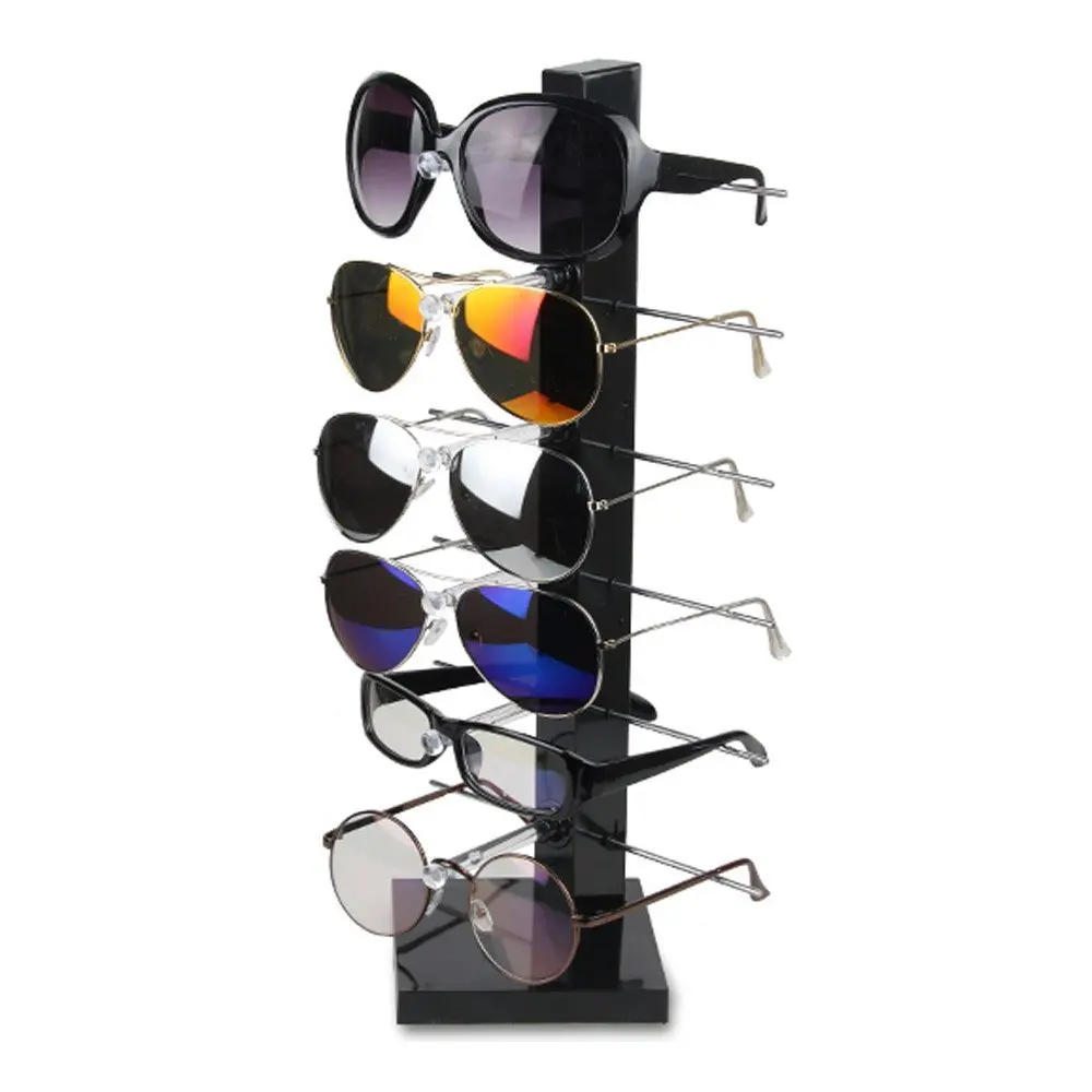 SZanbana Fashion Design 6 Pair Sunglasses Eye Glasses Frame Rack Eyewear Counter Holder Display Stand Display Holder