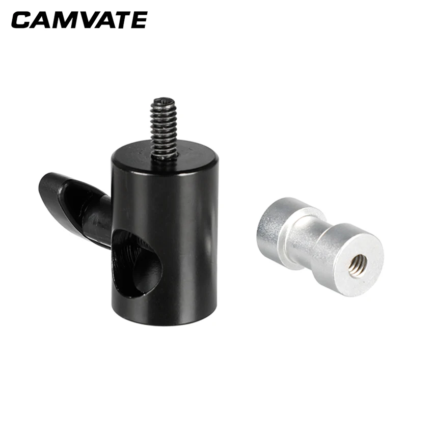 Головка оссветильник Ной стойки CAMVATE 16 мм с наружной резьбой 1/4 "-20" и внутренней резьбой 1/4 "-16" до 1/4 "-20", винт с внутренней резьбой светильник ительной стойки/стержня, Новинка