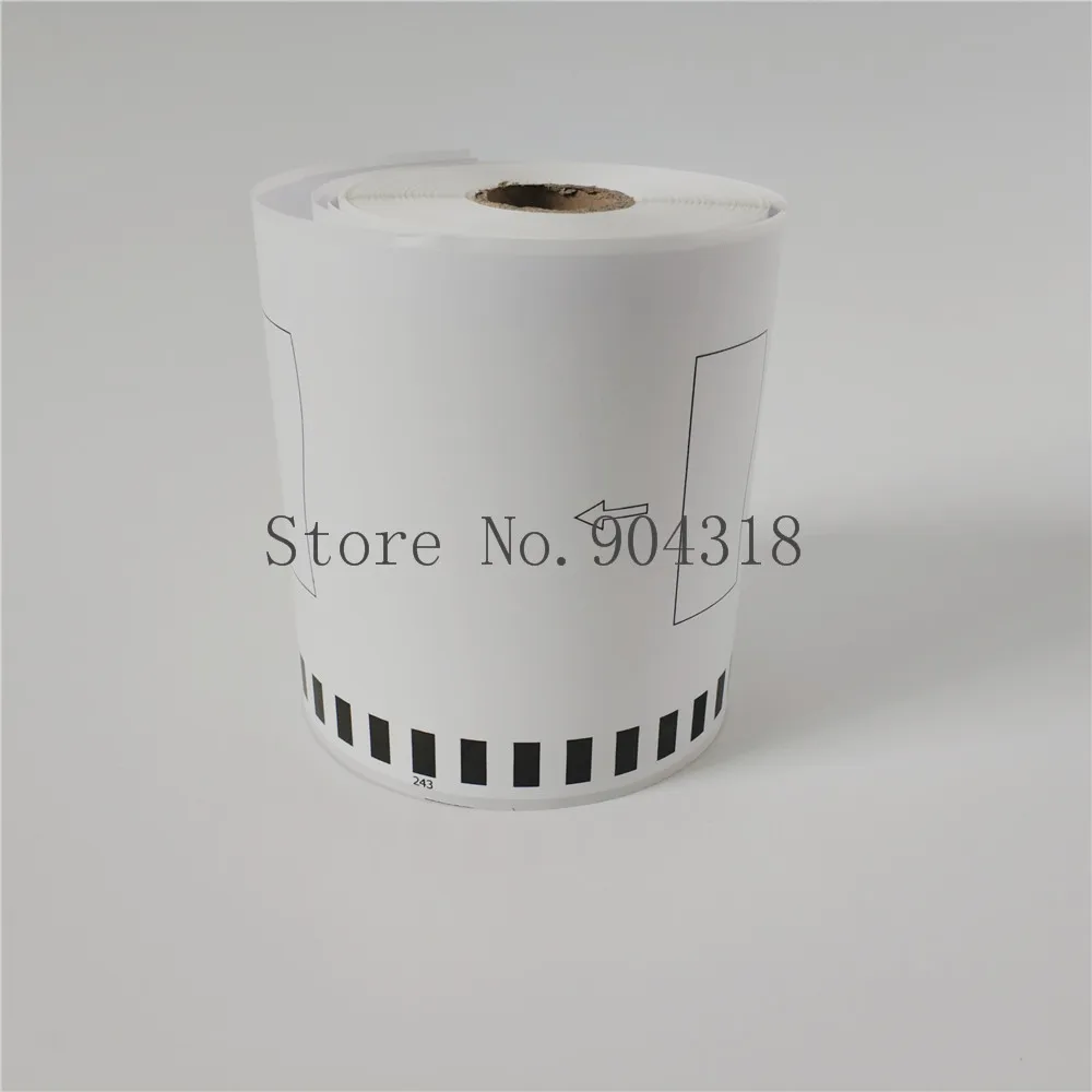 1 x Rolls Brother DK 22243 DK-22243 DK22243 DK-2243 Compatible Labels 102mm x 30.48m 4