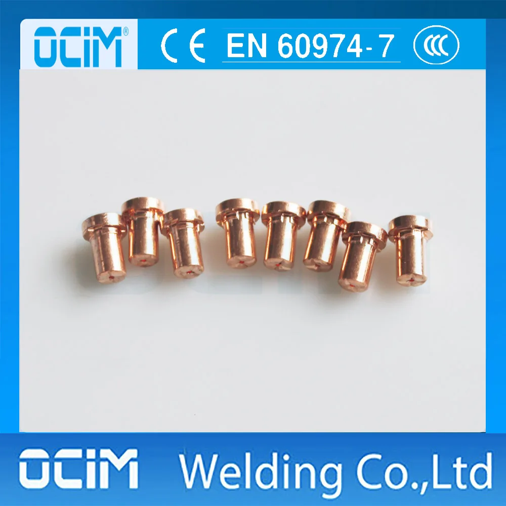 10pcs PT31 LG40 Plasma Cutter Torch Head Consumables Tip Nozzle Long