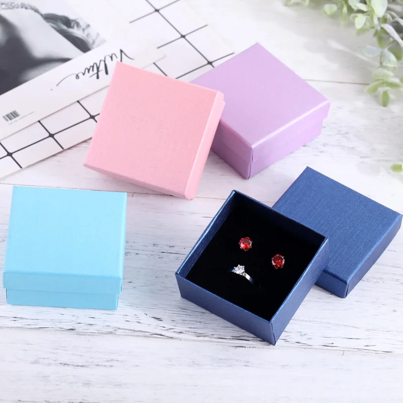 10 stücke Schmuck Organizer Boxen Für Frauen Halskette Ohrringe Armbänder Mädchen Geschenk Box Reise Zubehör Schmuck Schwamm Fall – Detail 4