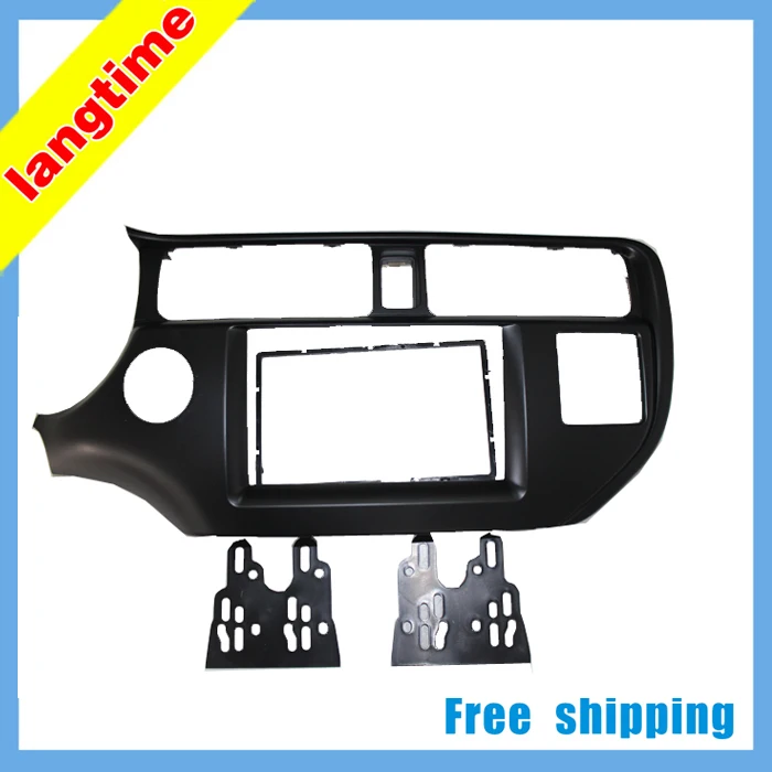 

Free shipping-Car refitting DVD frame,DVD panel,Dash Kit,Fascia,Radio Frame,Audio frame for 2012 KIA K3,RIO,2DIN (European)