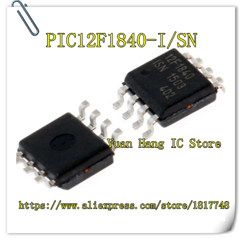 10pcs/lot PIC12F1840-I/SN PIC12F1840 12F1840 MCU 8BIT 7KB FLASH 8SOIC Best quality.