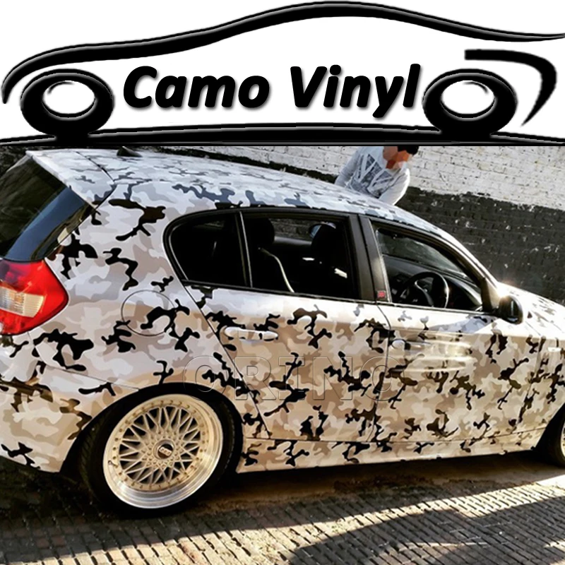 

Car Styling Auto Car Body Cover Sticker Urban Camouflage Vinyl Decal Wrap Black Brown Camo Vinyl Film Vehicle Wraps